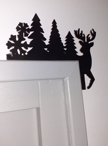 Décoration de porte - Noël